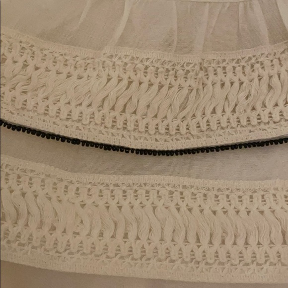 Anthropologie amit Aggarwal Blouse Ivory NWT - Picture 4 of 7